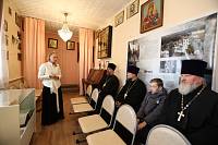 Архиерейское богослужение в Богоявленском храме села Бисерово