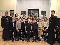 Беседа со школьниками в культурном центре города Фрязино