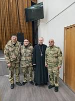 Встреча со священником в ОМОН «ЗУБР» Щёлково