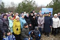 Закладка камня в основание храма Воскресения словущего в Черноголовке