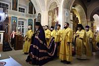  Архиерейское богослужение в Богородицерождественском храме деревни Саурово 