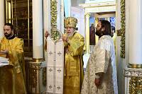  Архиерейское богослужение в Богородицерождественском храме деревни Саурово 