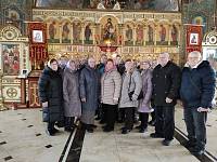 Экскурсия участников совета ветеранов в Иоанно-Богословский храм г. Ликино-Дулёво