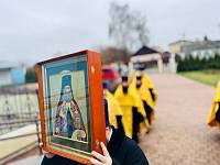 Принесение иконы равноапостольного Николая Японского в Казанский храм Павловского Посада