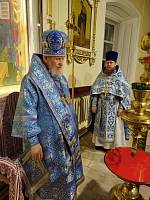 Архиерейское богослужение в Преображенском кафедральном соборе Балашихи 
