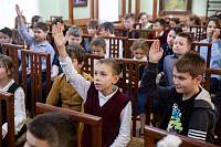 Встреча с участником СВО в Православной Алексиевской гимназии города Щёлково