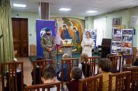 Встреча с участником СВО в Православной Алексиевской гимназии города Щёлково