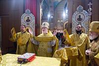 Праздничное богослужение в Троицком соборе города Щёлково