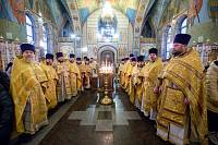 Праздничное богослужение в Троицком соборе города Щёлково