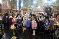 Праздничное богослужение в Троицком соборе города Щёлково