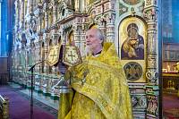 Праздничное богослужение в Троицком соборе города Щёлково