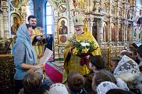 Праздничное богослужение в Троицком соборе города Щёлково