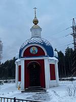 Престольный праздник в часовне святого апостола Андрея Первозванного на Малодубненском кладбище