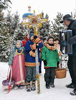 Съёмка Рождественского видеоролика в Орехово-Зуеве