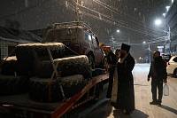 Отправка гуманитарного груза из Павловского Посада