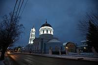 Архиерейское богослужение в Богоявленском соборе города Ногинска 