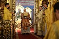 Архиерейское богослужение в Богоявленском соборе города Ногинска 