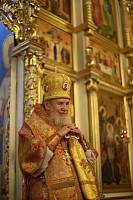 Архиерейское богослужение в Богоявленском соборе города Ногинска 