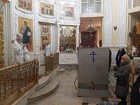 Навечерие Богоявления в Преображенском кафедральном соборе Балашихи 