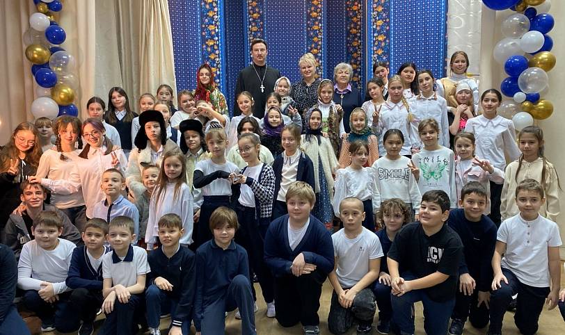 Рождественский концерт в Балашихинской школе