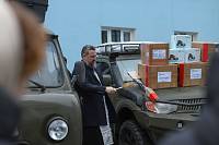 Отправка гуманитарной помощи из Ногинска с подарками для детей прифронтовой зоны