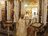 Архиерейское богослужение в Покровском храме Балашихи