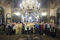 Архиерейское богослужение в Христорождественском храме деревни Заозерье 