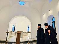 Архиерейское богослужение в Христорождественском храме деревни Заозерье 