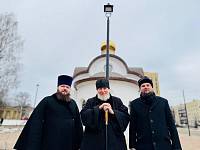 Архиерейское богослужение в Христорождественском храме деревни Заозерье 