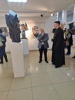 Открытие выставки скульптуры в Реутове