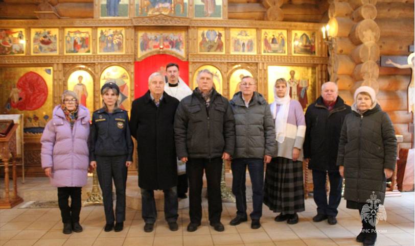 Панихида в Неопалимовском храме Балашихи