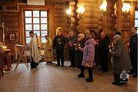Панихида в Неопалимовском храме Балашихи