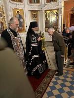 Прощёное воскресенье в Преображенском кафедральном соборе Балашихи