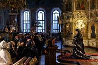 Чтение Великого покаянного канона преподобного Андрея Критского в Богородицерождественском соборе г. Орехово-Зуево 