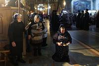 Чтение Великого покаянного канона преподобного Андрея Критского в Богородицерождественском соборе г. Орехово-Зуево 