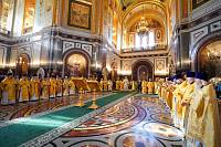 Патриаршее богослужение в Храме Христа Спасителя