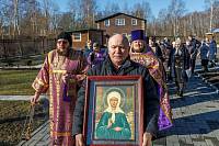 Престольный праздник в храме святой блаженной Матроны Московской посёлка Верея