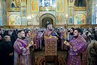 Архиерейское богослужение в Троицком соборе города Щёлково