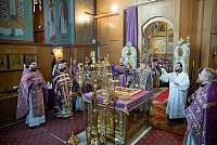Архиерейское богослужение в Троицком соборе города Щёлково