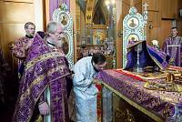 Архиерейское богослужение в Троицком соборе города Щёлково