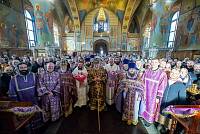 Архиерейское богослужение в Троицком соборе города Щёлково