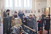 Литургия Преждеосвященных Даров в Троицком храме деревни Аверкиево