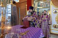 День памяти священномученика Сергия Скворцова в Троицком храме г. Дрезны