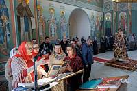 День памяти священномученика Сергия Скворцова в Троицком храме г. Дрезны