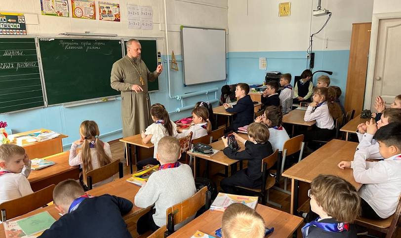 Посещение Горской средней школы