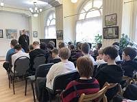 Встреча со школьниками в культурном центре города Фрязино