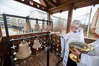 Освящение колоколов и звонницы Державного храма города Фрязино