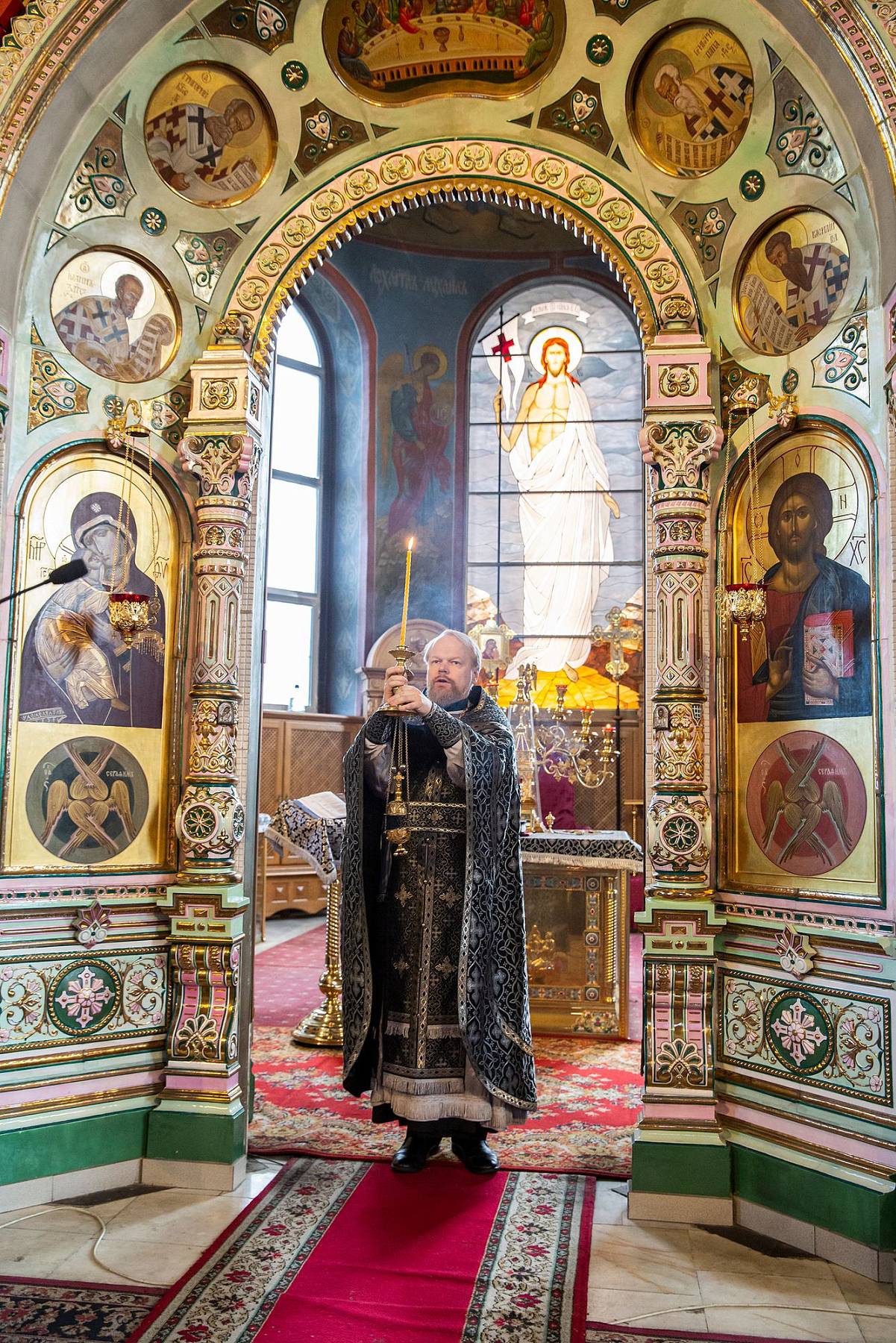 Миссионерское богослужение в Троицком соборе города Щёлково