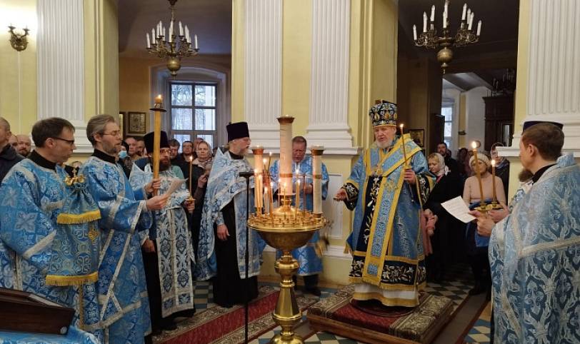 Всенощное бдение в Преображенском кафедральном соборе Балашихи