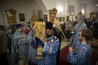 Архиерейское богослужение в Троицком храме Реутова